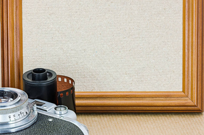 復(fù)古照相機、 老照片、 信件和筆配書